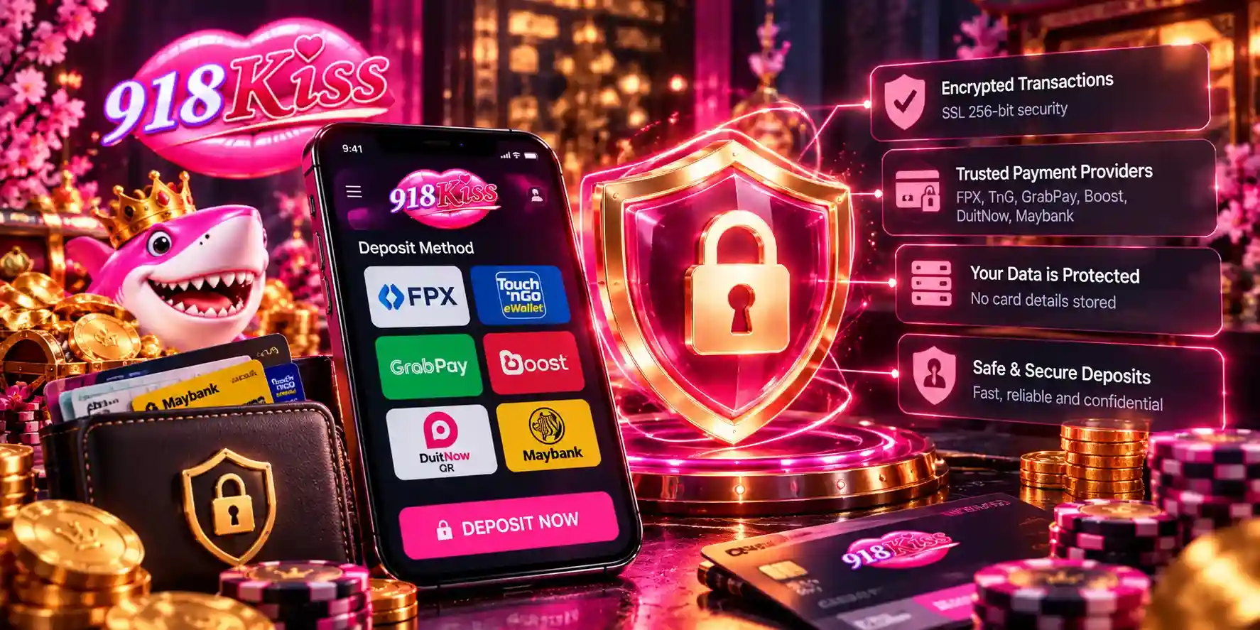kiss918 E-Wallet Security